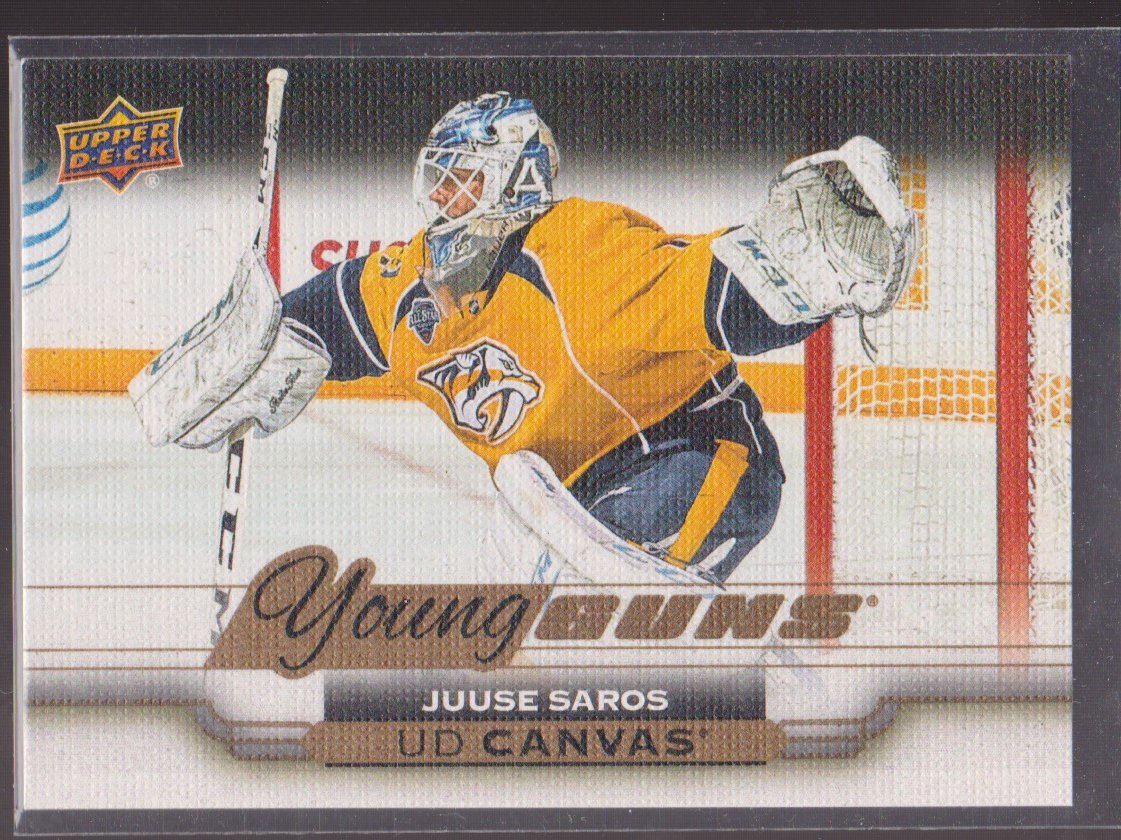 (image for) 2015-16 Upper Deck Canvas #C219 Juuse Saros YG